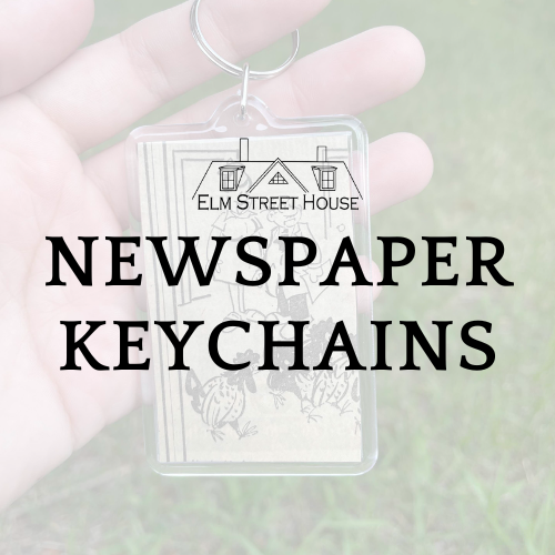 Newspaper Keychains