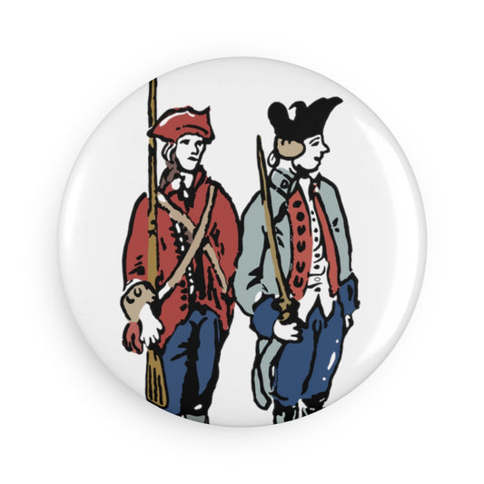 Pair of Soldiers Button Magnet - July Wallpaper of the Month