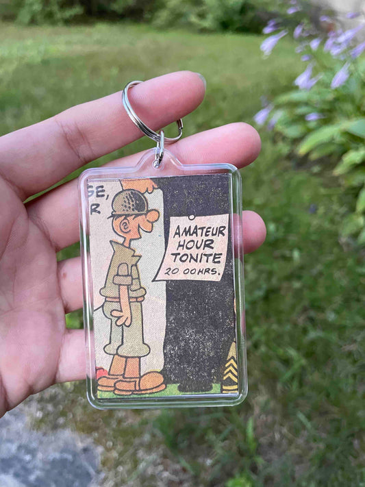 Amateur Night Comic Keychain