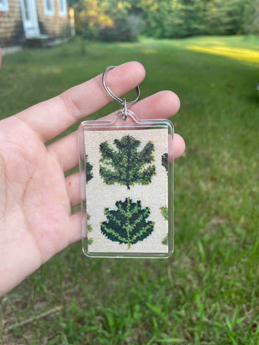 Leaves Keychain