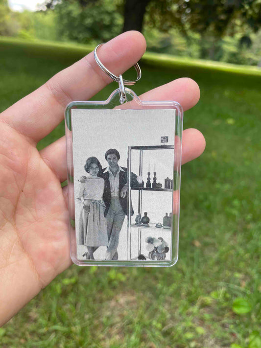 Standing Couple Keychain