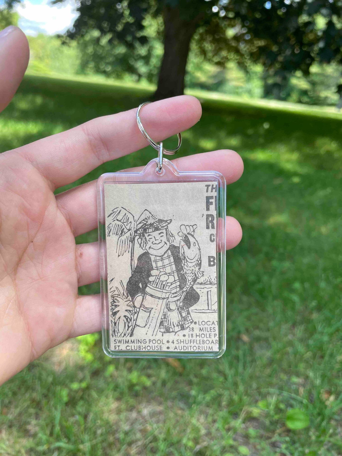 Cartoon Collection Keychain - September 1974 Newspaper