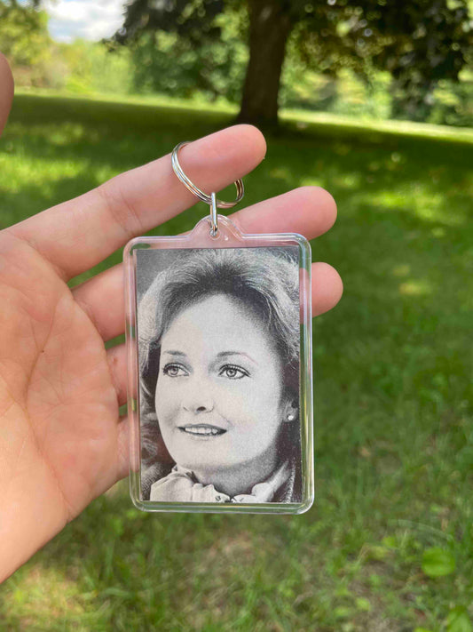 Woman's Portrait Keychain