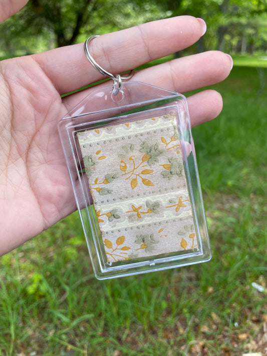 Yellow Leaves Keychain