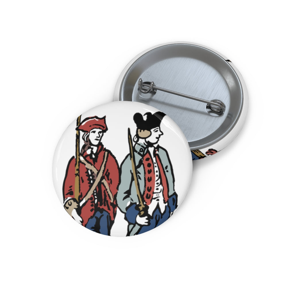 Pair of Soldiers Pin Button - July Wallpaper of the Month