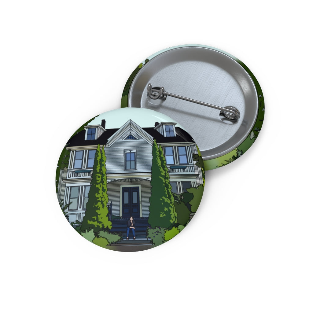 Elm Street House Pin Button